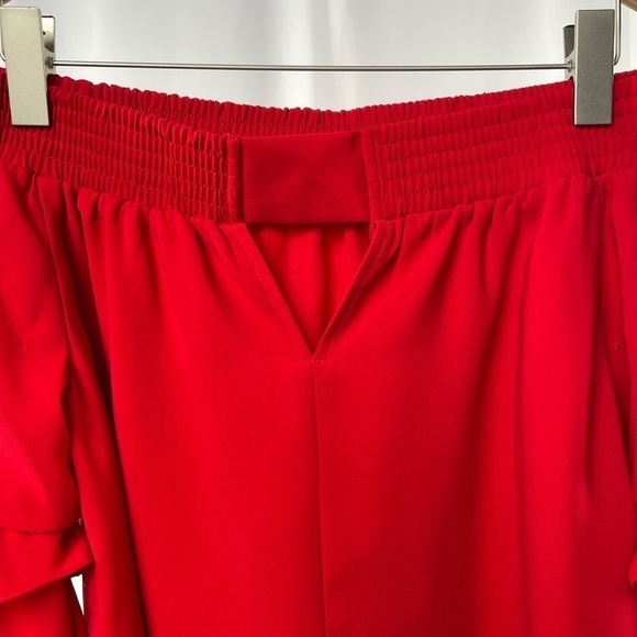 Jade Melody Tam‎ Off The Shoulder Blouse in Red Size Small - Picture 2 of 5